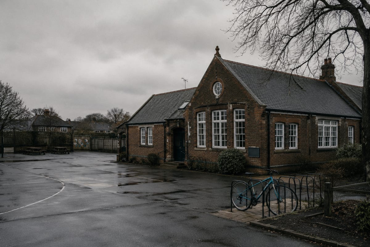 Exterior of a typical primary school