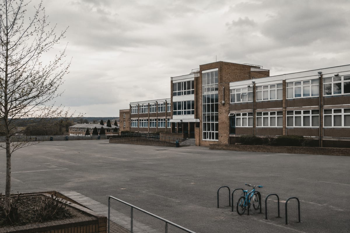 Exterior of a typical nursery school